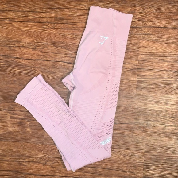 SOLD//Gymshark Flawless Knit Tights Washed - Picture 4 of 5